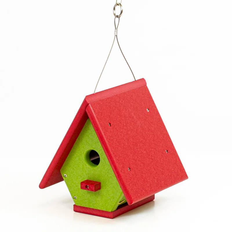Outdoor Leisure Products 8.5'' H x 7'' W x 7.5'' D Hanging No Additional Durability Birdhouse
