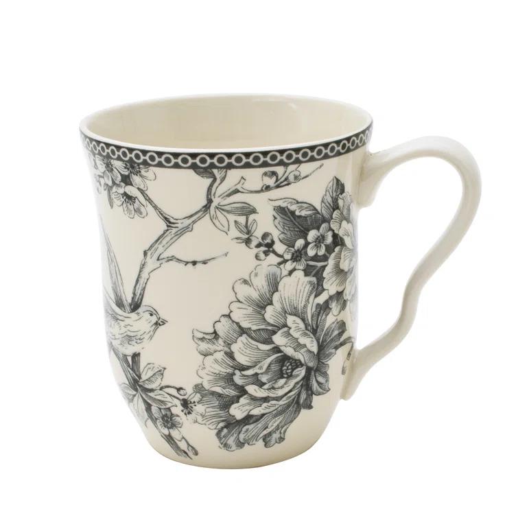 222 Fifth 222 Fifth Adelaide 16-Piece Porcelain Floral Dinnerware Set - Service For 4
