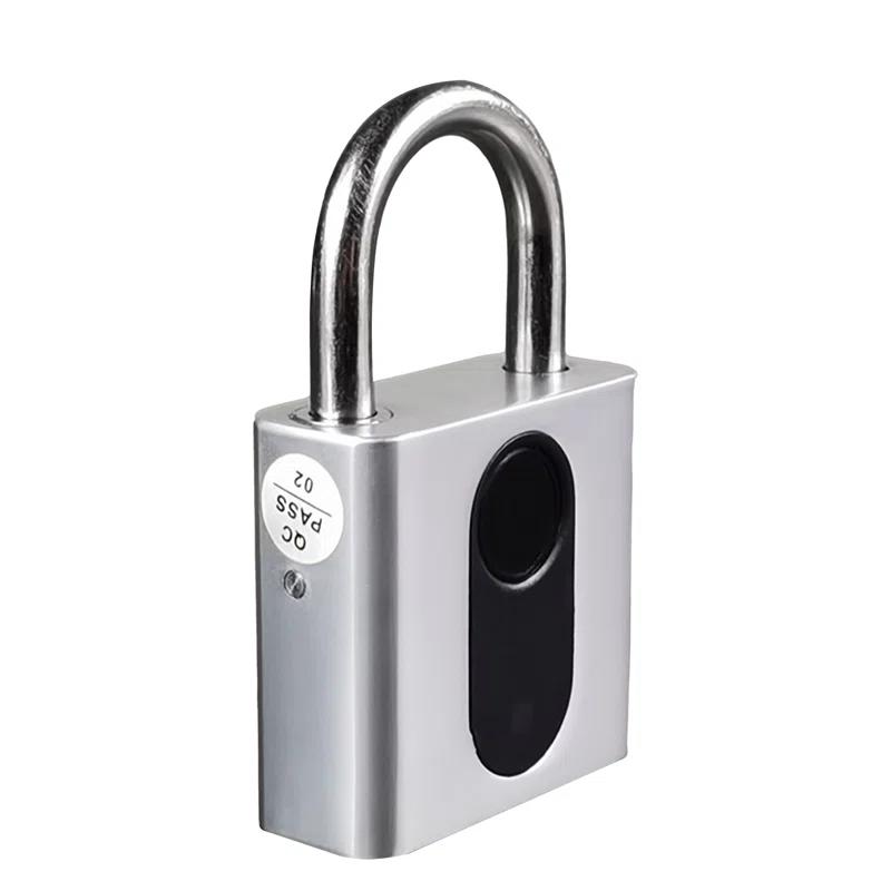 FixtureDisplays Fingerprint Padlock, Bluetooth Lock App Remote Access Unlock, Smart Padlock, Keyless Lock
