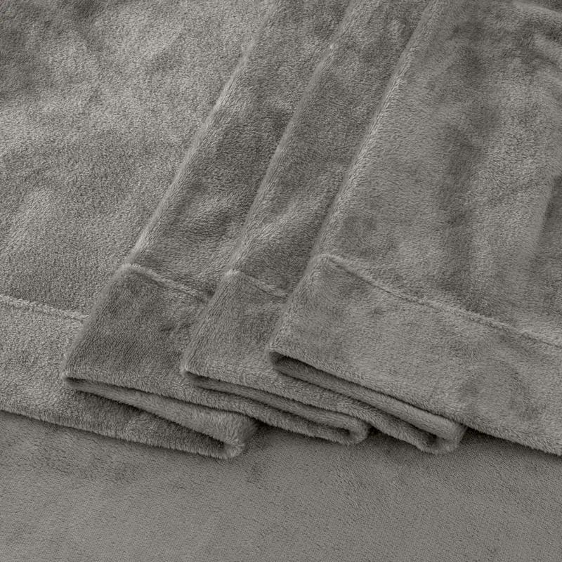 FreshFolds Ultra Soft Micro Plush Velvet Solid Sheet Sets