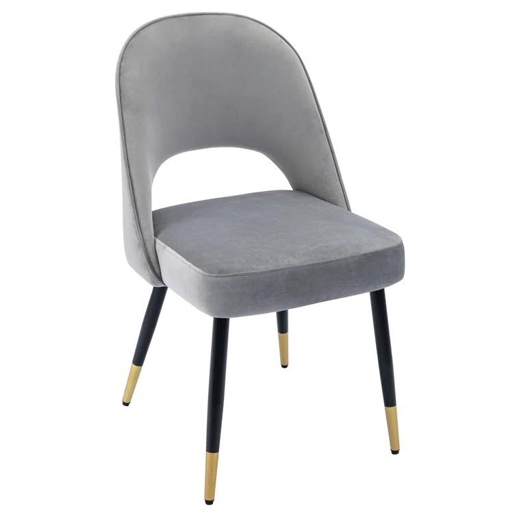 Mercer41 Volena 19.1'' H Velvet Upholstered Side Chair (Set of 2)