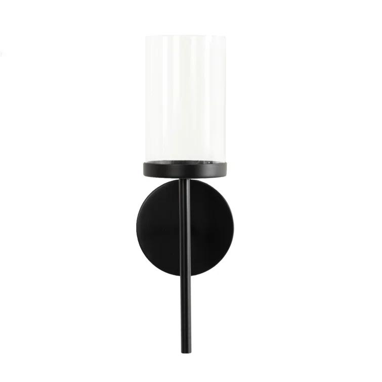 Kate and Laurel Blaise 14.0'' H Metal Wall Wall Sconce
