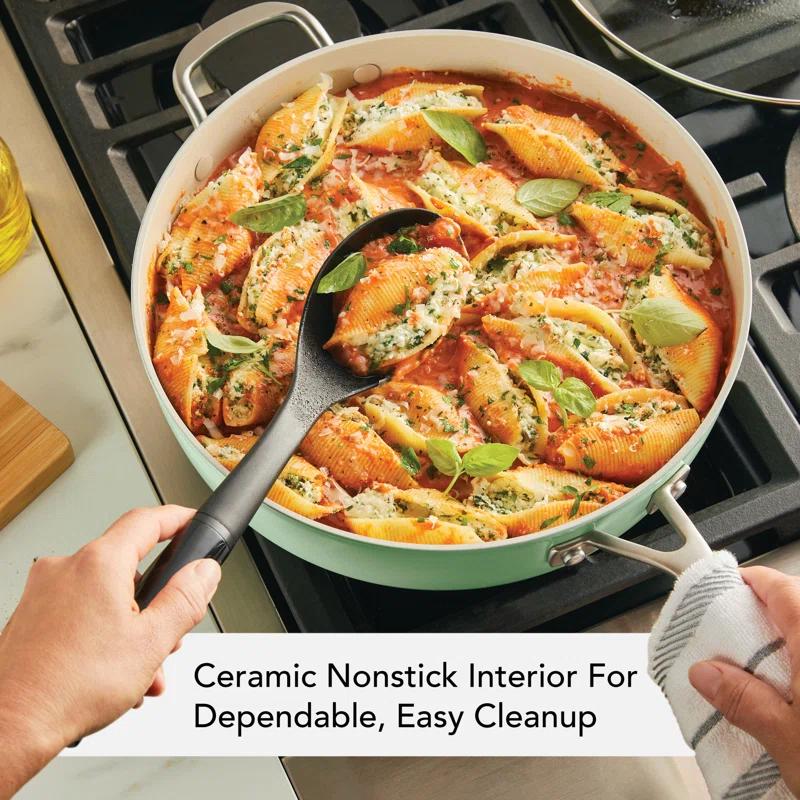 KitchenAid® KitchenAid® Hard Anodized Ceramic Nonstick Saute Pan with Lid, 5 Quart