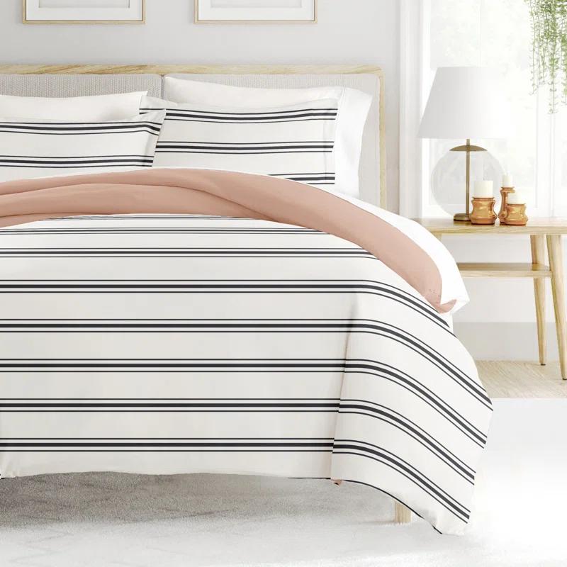Becky Cameron Desert Stripe Reversible Duvet Cover Set
