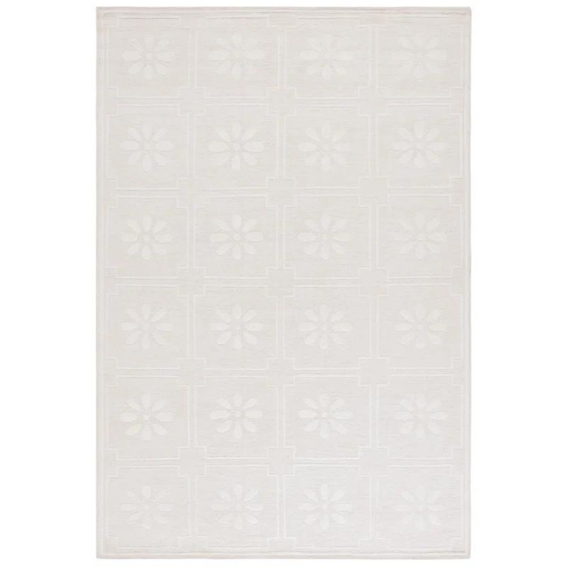 Martha Stewart Rugs Martha Stewart Hand Knotted Linen Floral Rug