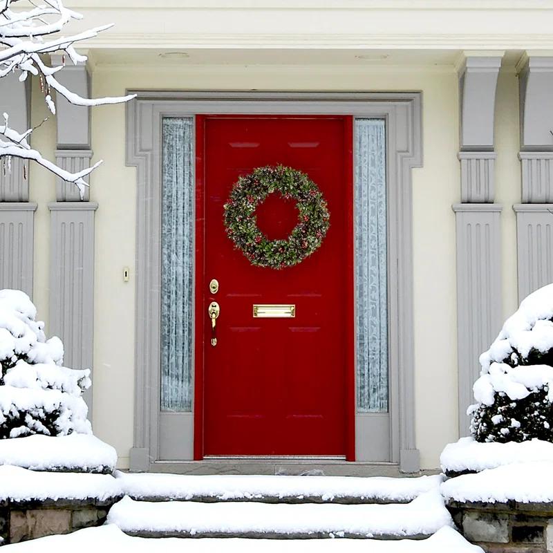 Christmas Wreath Handcrafted Faux 20'' Wreath