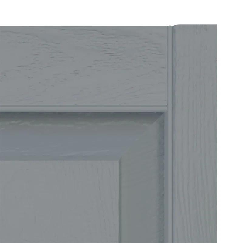 Builders Edge Builders Edge, TailorMade Two Equal Panels, Raised Panel Shutters, Includes Matching Installation Spikes (Per Pair)
