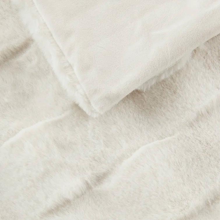 Madison Park Vivienne Faux Fur Throw & Reviews | Wayfair