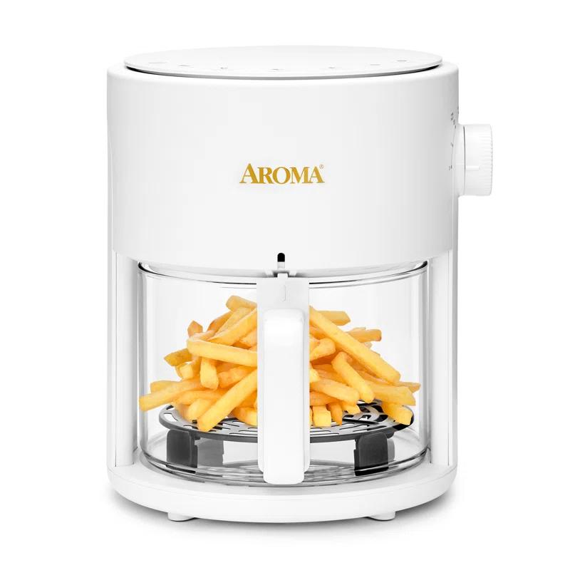 Aroma Aroma® Glass Air Fryer And Countertop Convection Oven (3 Quart)