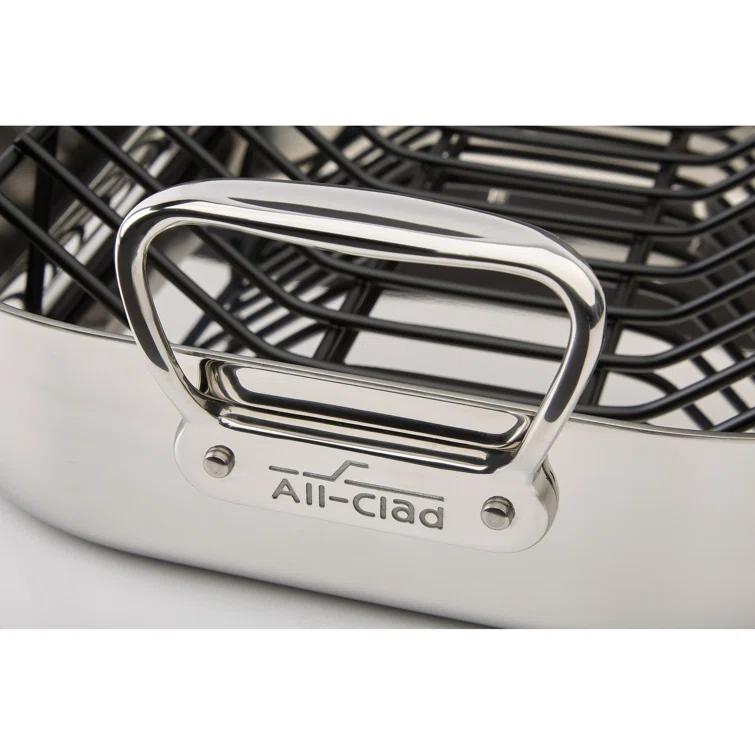 All-Clad ® Stainless Steel Large 16" Roaster with Rack