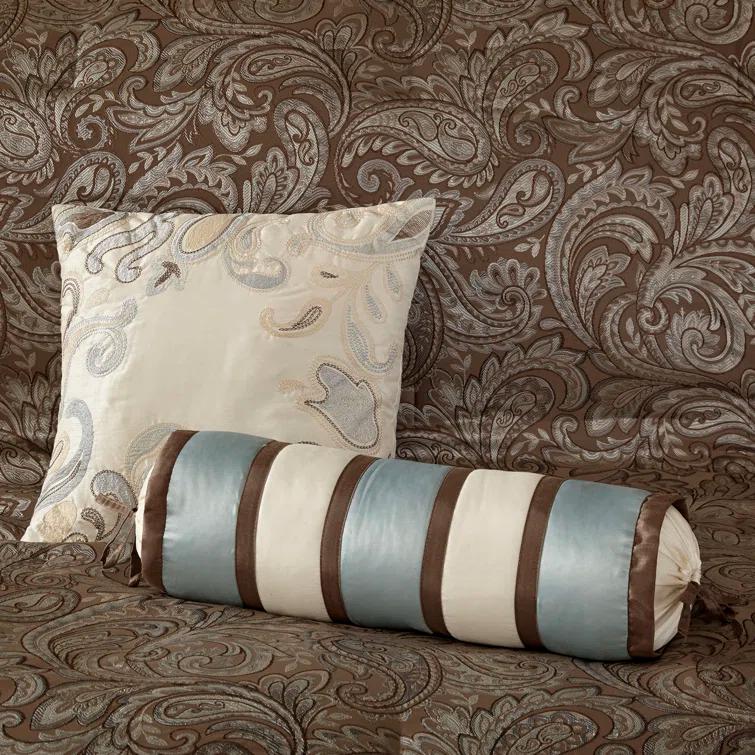 Madison Park Aubrey Paisley Jacquard Duvet Cover Set