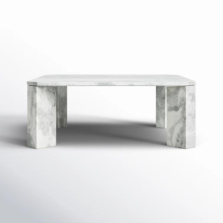Ghislaine Genuine Marble Coffee Table