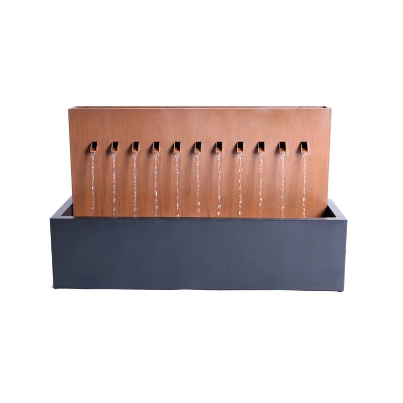 Hi-Line Gift Ltd. Metal Weather Resistant Floor Fountain