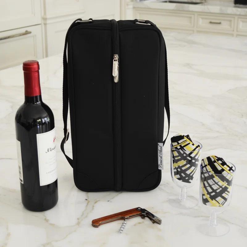 Picnic at Ascot Paris Sunset Wine Carrier
