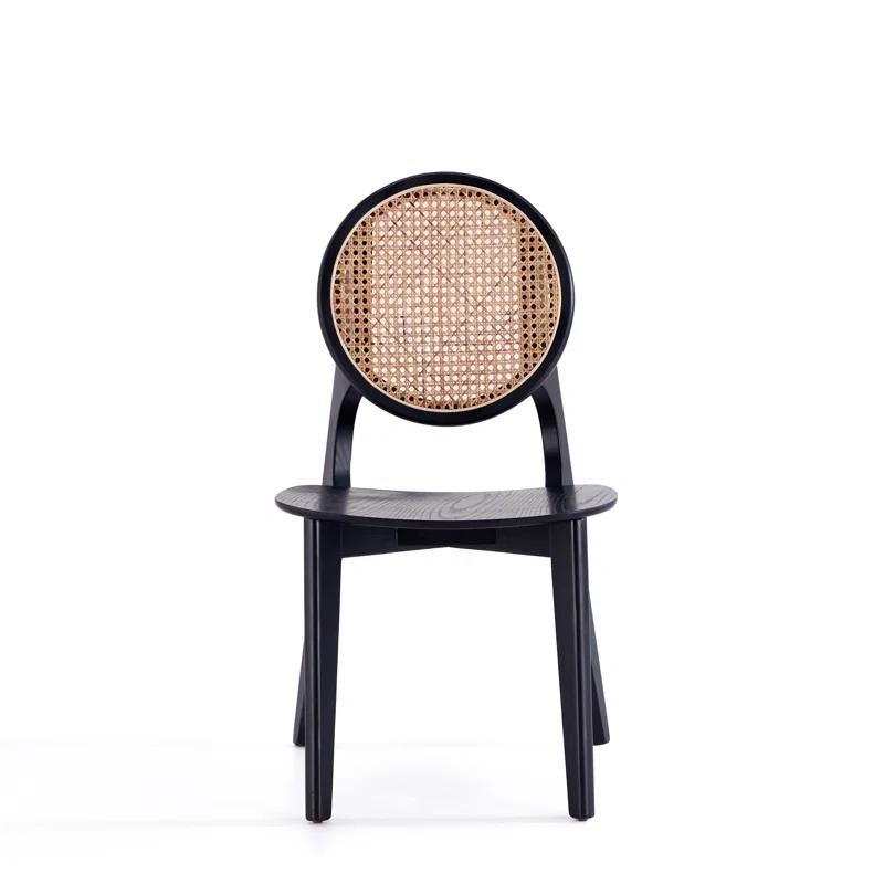 Bayou Breeze Dalen 16.54'' H Ash Solid Wood Cane Back Side Chair