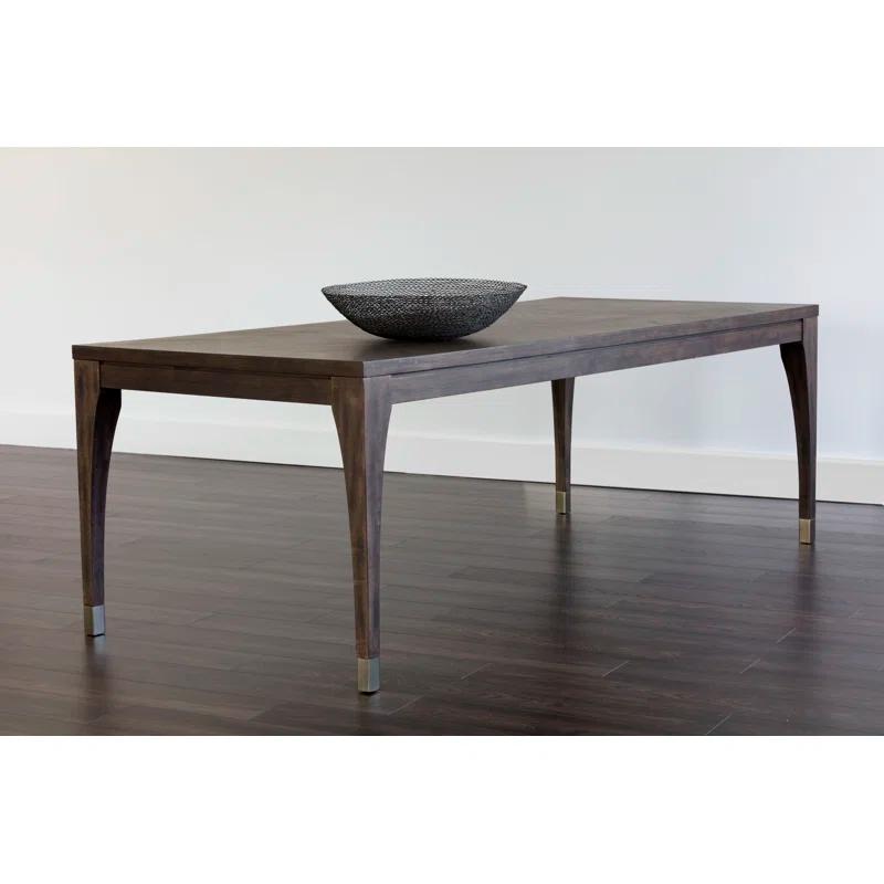 Ahleena Solid Wood Base Dining Table