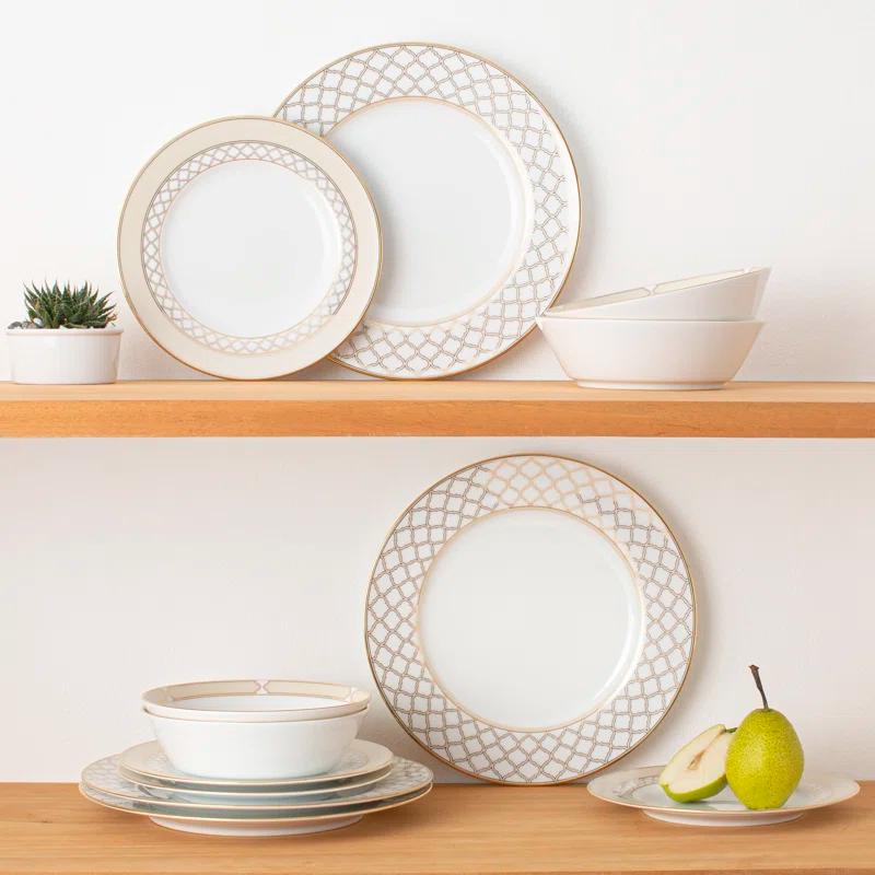 Noritake Noritake Eternal Palace 12-Piece Dinnerware Set, Service for 4