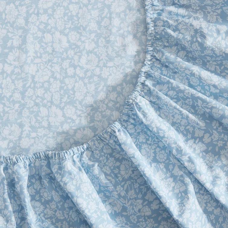 Laura Ashley Laura Ashley Printed Cotton Percale Sheet Set
