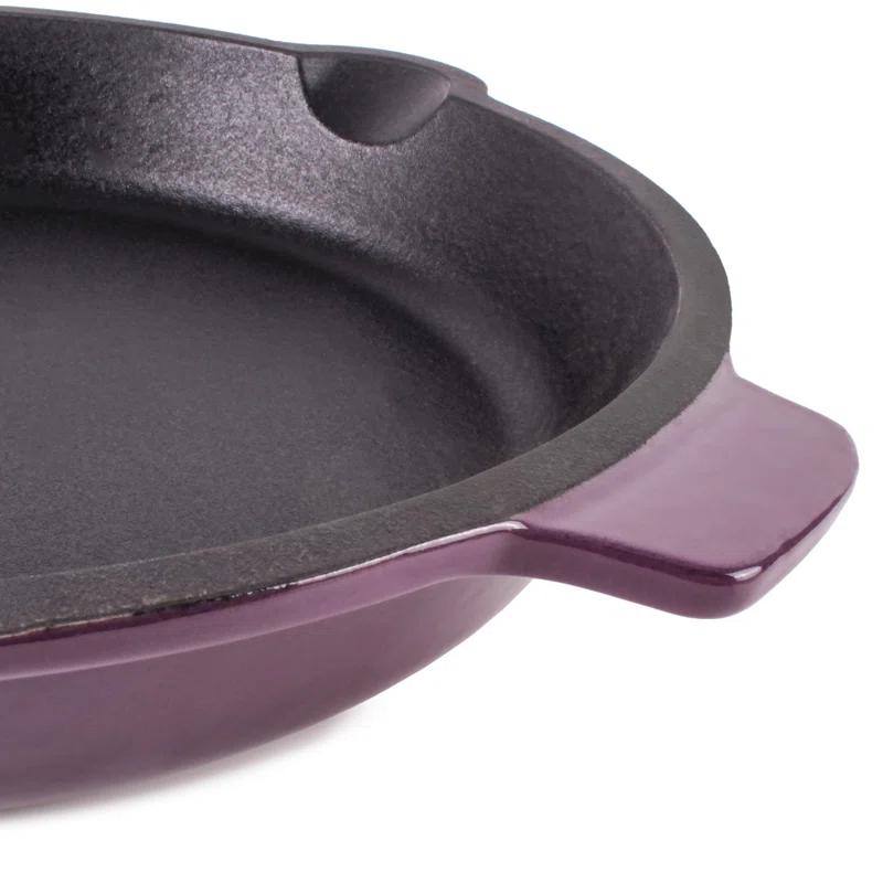 BergHOFF BergHOFF Neo 2Pc Cast Iron Cookware Set with Fry Pan and Grill Pan Set