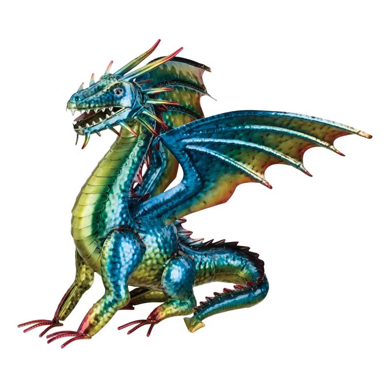 Regal Art & Gift Dragon Decor 18" - Green Mystic