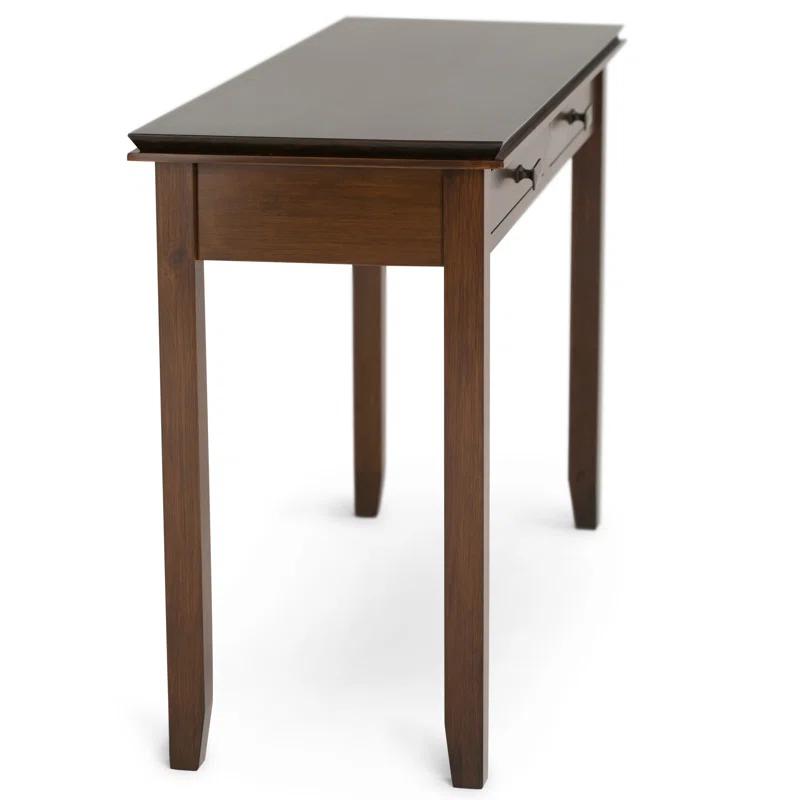Simpli Home Artisan 46"W Solid Wood Storage Console Table with 2 Storage Drawers