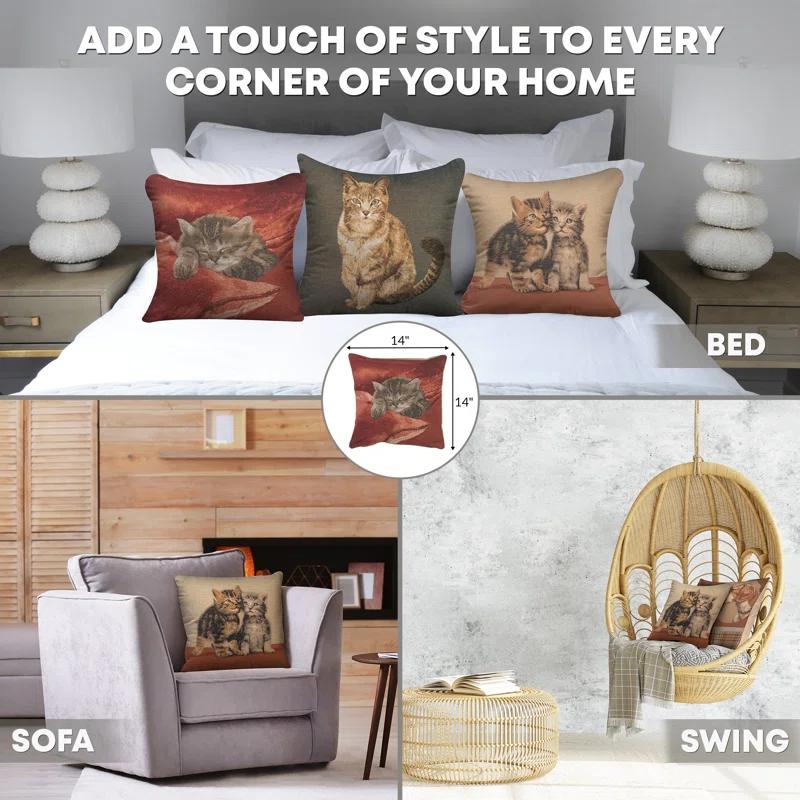 Charlotte Home Furnishings Cotton Blend Pillow Cover