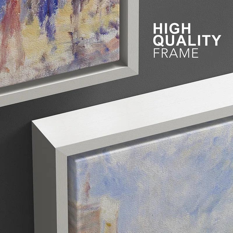 IDEA4WALL Famous Artwork " Piazza San Marco, Venice By Pierre Auguste Renoir Oil Painting Fine Art Reproduction " 3 - Pieces