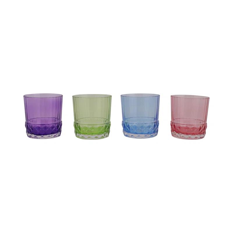 Deco 12oz. Handmade Drinking Glass
