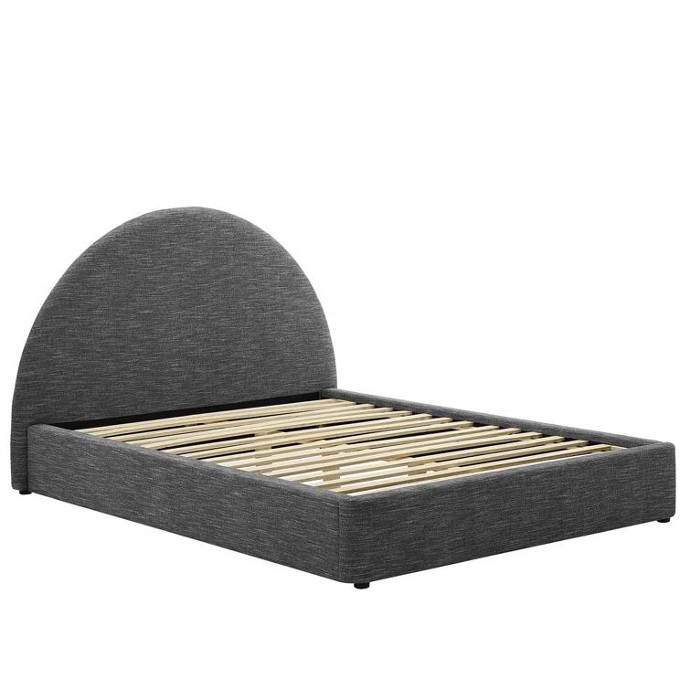Modway Resort Performance Velvet Arched Round Platform Bed