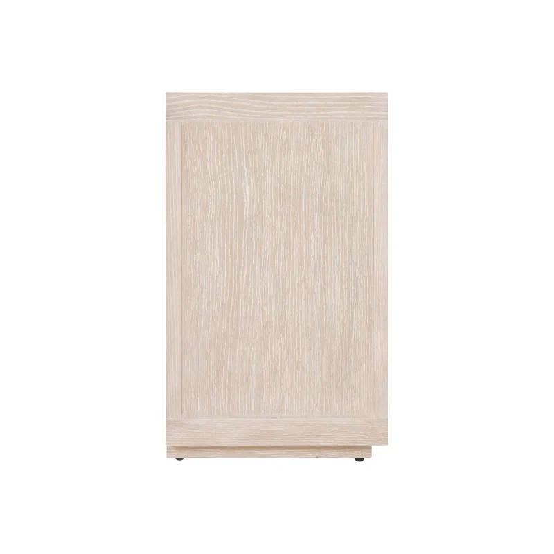 Solaria 2 - Drawer Solid Wood Nightstand in Dune