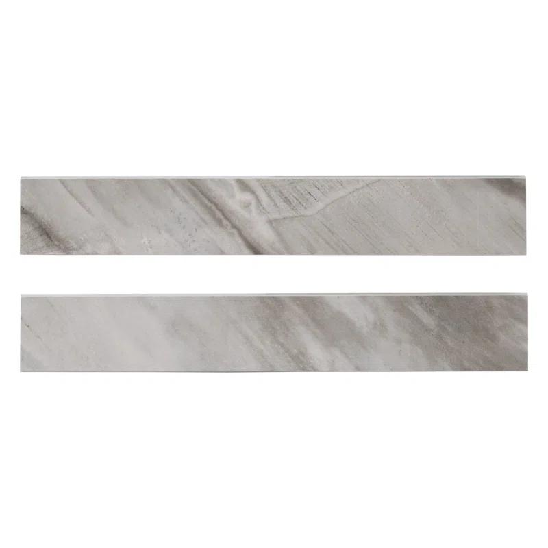 Ackland Ardena 4 in. x 24 in. Polished Porcelain Bullnose Tile Trim