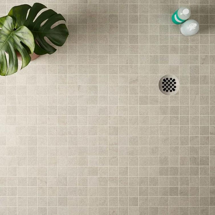 Dominion 11.81" x 11.81" Matte Porcelain Floor & Wall Mosaic Tile (0.97 Sq. Ft./Each)