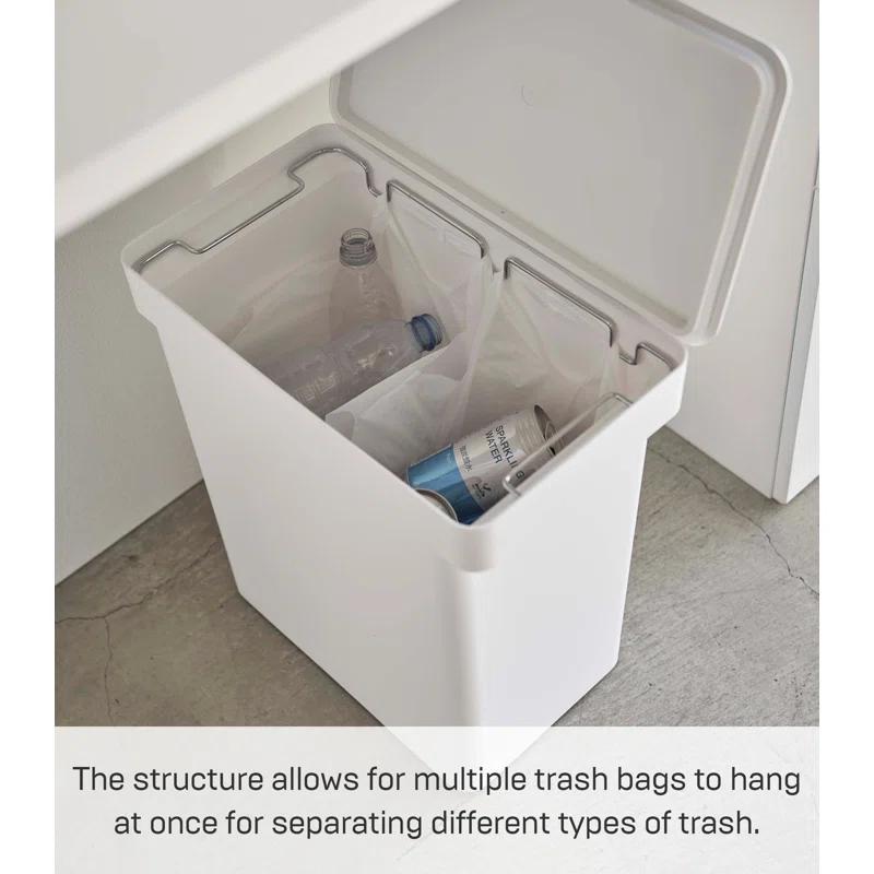 Yamazaki Home Tower 6.6 Manual Lift Trash Can