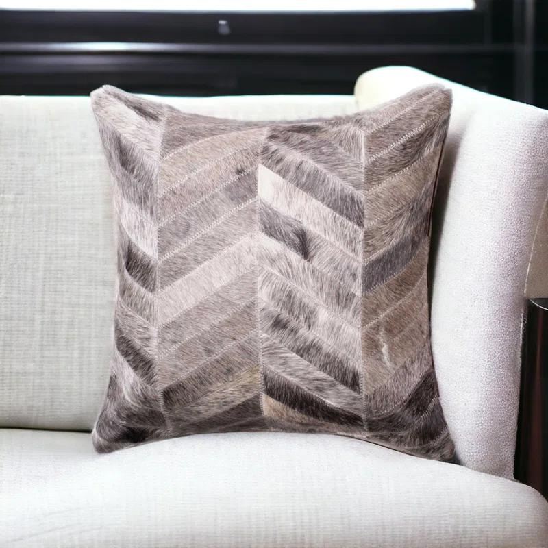 HomeRoots Chevron Throw Pillow