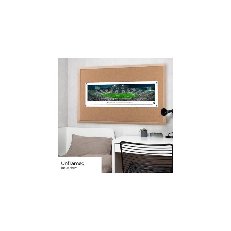 Vault W Artwork NCAA Michigan State University - Stripe - 50 Yd by James Blakeway Photographic Print | Wayfair