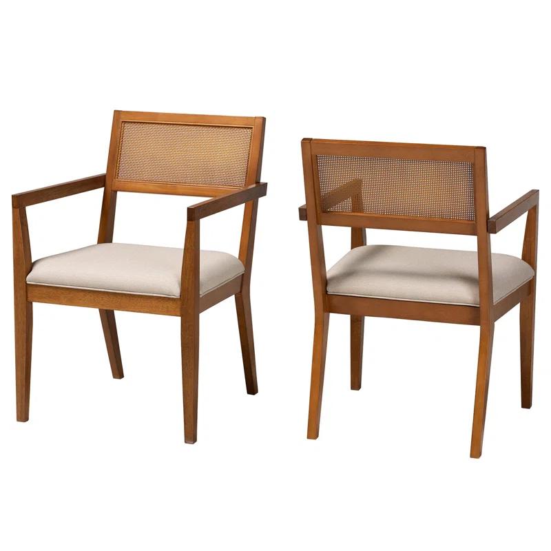 Bayou Breeze Crea Upholstered Armchair (Set of 2)
