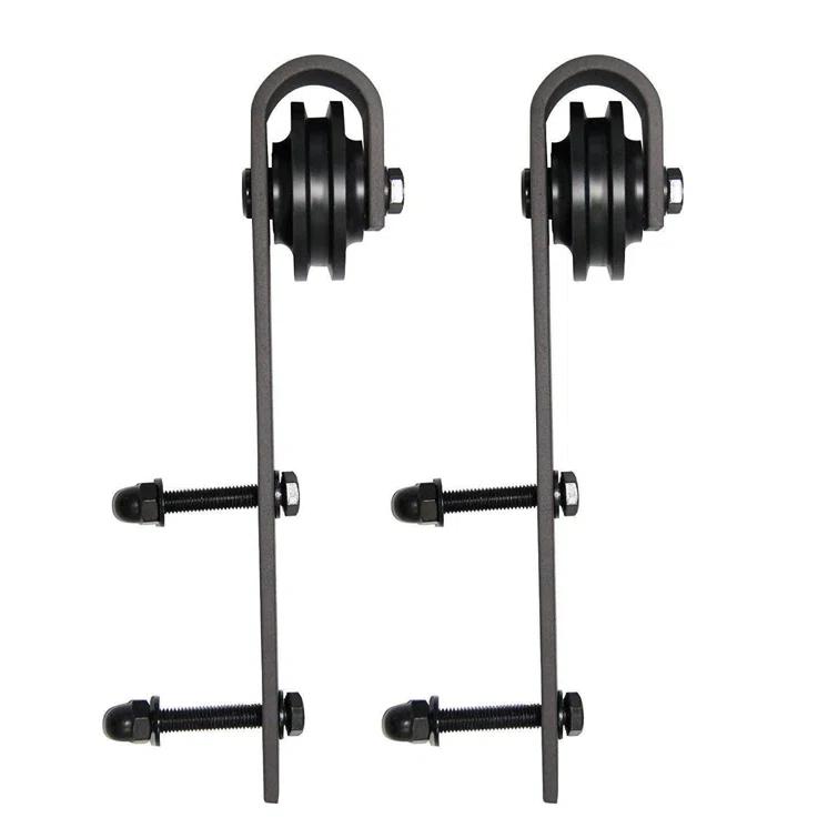 SARTODOORS Sliding Closet Frosted Glass Barn Bypass Doors With Hardware | Planum 2112 | Sturdy 6.6Ft Rails Hardware Set | Modern Wood Solid Bedroom Wardrobe Doors-Frosted Glass