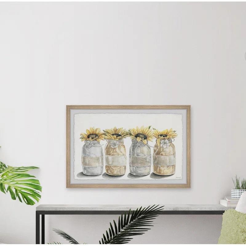 Marmont Hill " Floral Bloom Arrangement " Painting Print