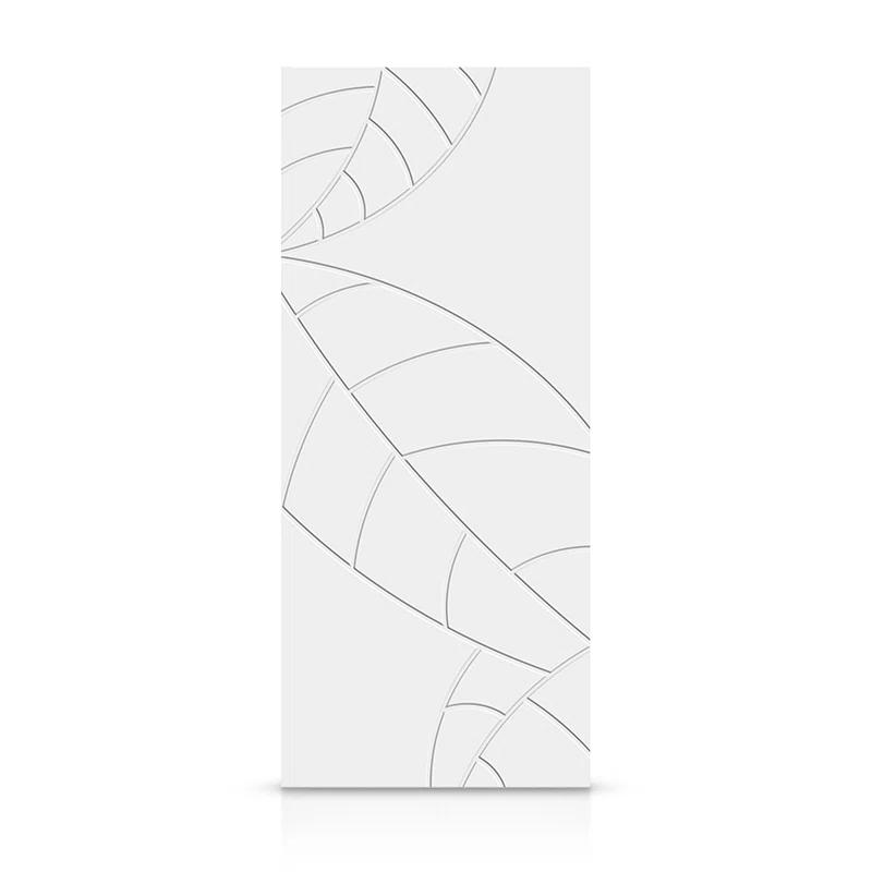 Calhome Hollow Paneled Painted Slab Door
