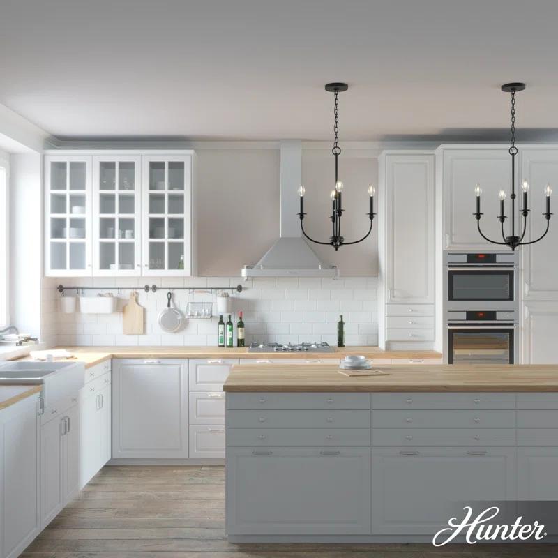Hunter Southcrest 4 Light Chandelier Ceiling Light Fixture