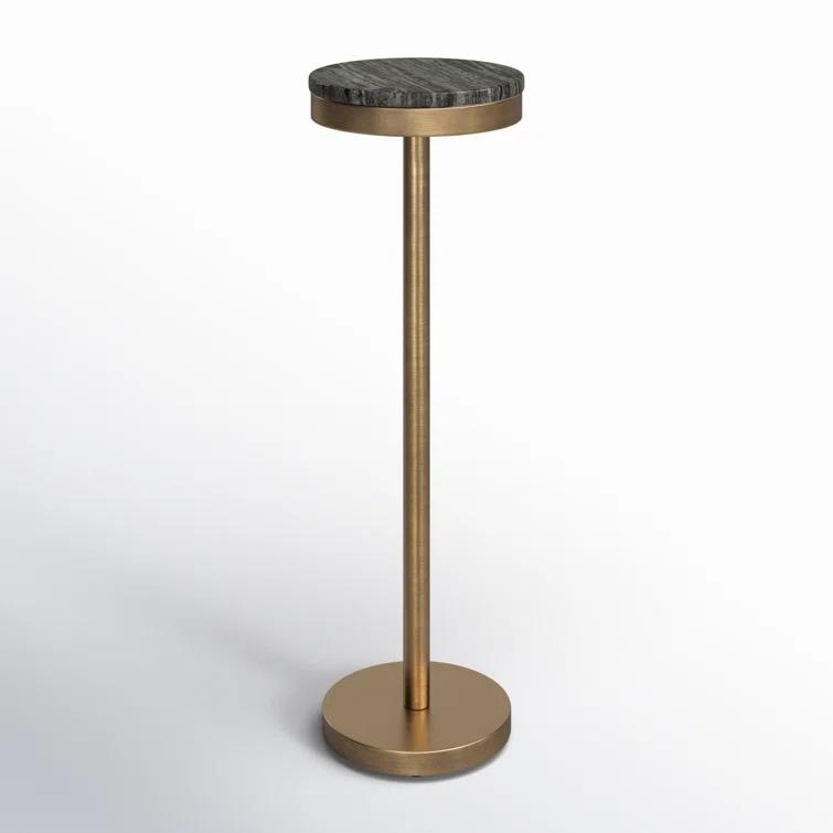 Oswald Side Table - Black Marble