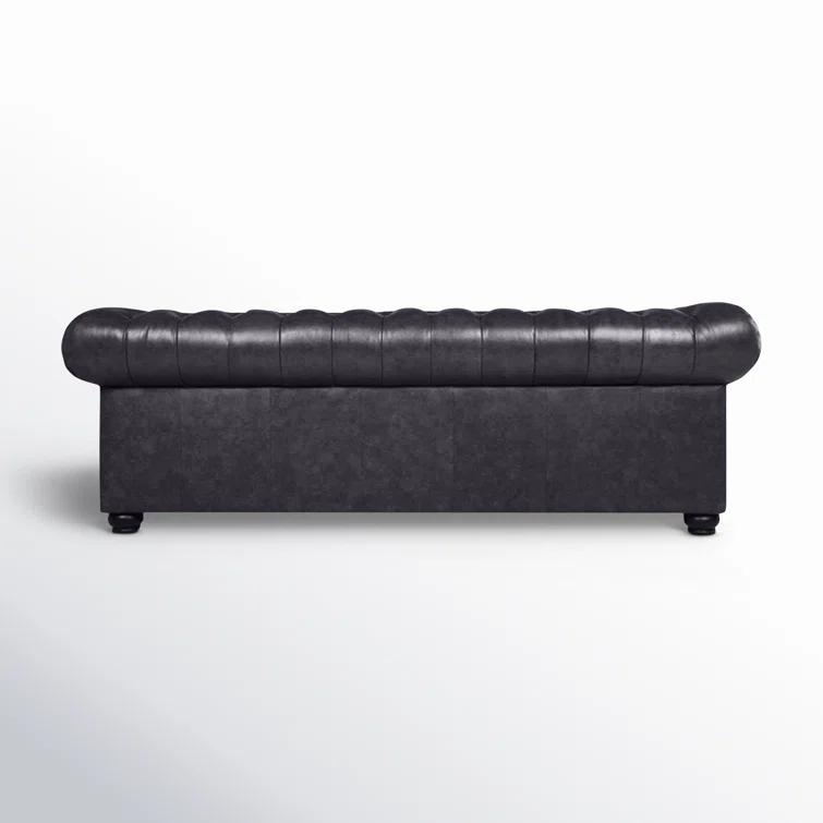 Freddie 95'' W Leather Sofa