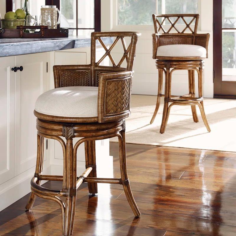 Tommy Bahama Home Bali Hai Kamala Bay Swivel Stool