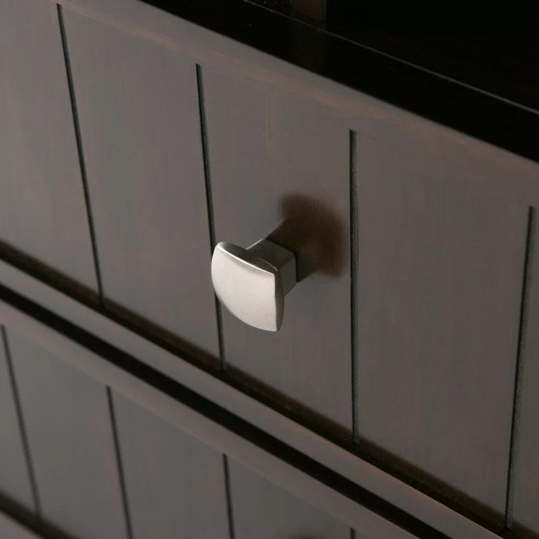 Simpli Home Bedford 54"W Solid Wood Sideboard Buffet and Wine Rack, 2 Drawers, and 2 Cabinets