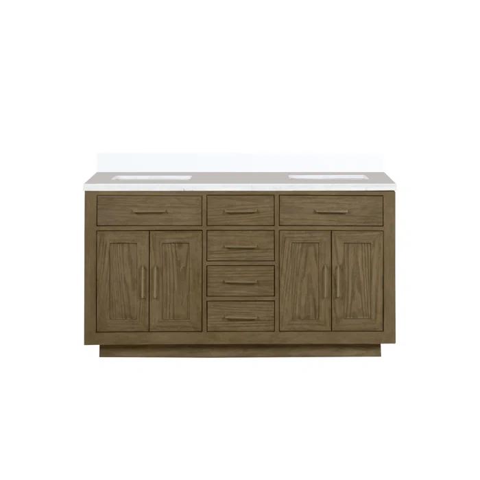 Lexora 60" Double Bathroom Vanity Set