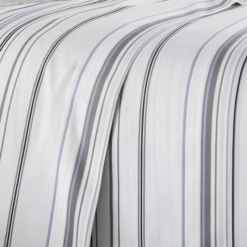 SouthShore Fine Linens Coastal Stripes Collection Striped Microfiber Sheet Set