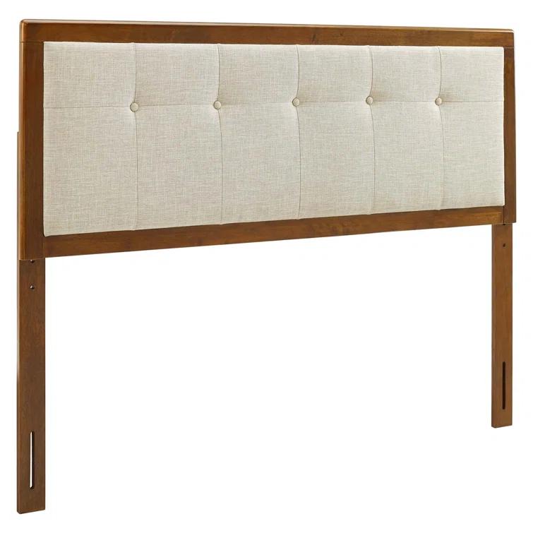 Modway Draper Tufted Fabric and Wood Headboard