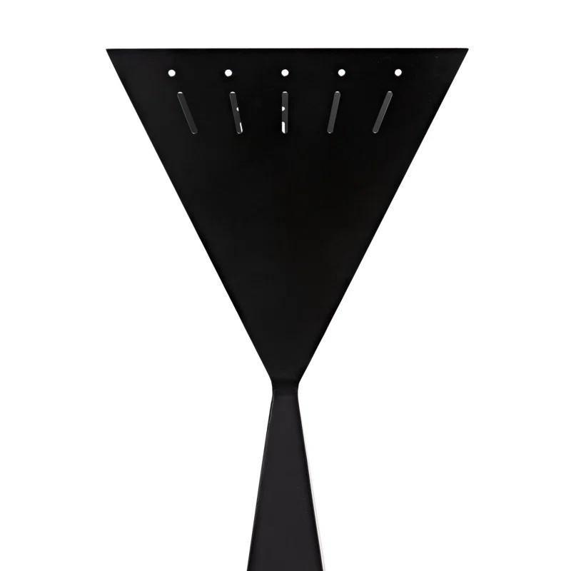 Noir Brixton 66'' Matte Black Torchiere Floor Lamp