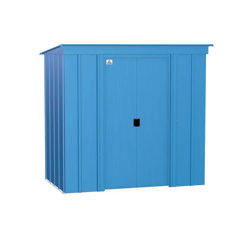 6 ft. W x 4 ft. D Steel Vertical Storage Shed