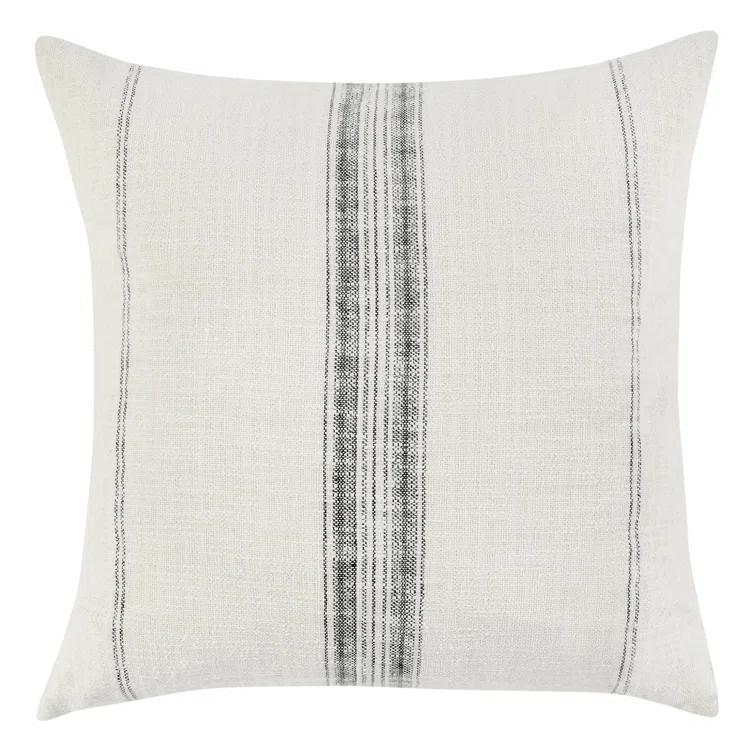Lamina Pillow - Natural and Ivory / 22" x 22"